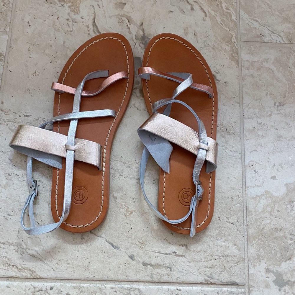 Urban Outfitters Metallic Gladiator Sandal